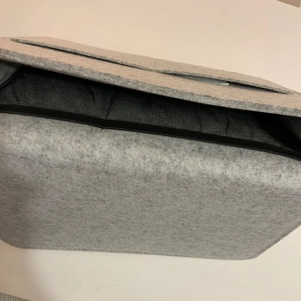 Bedside Caddy Organizer Grey Felt Large New